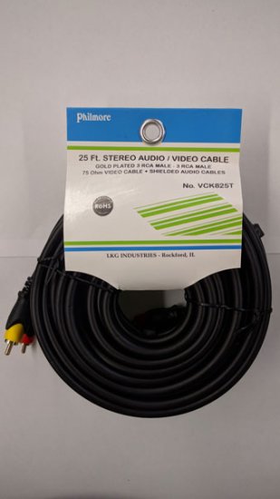 25Ft Composite A/V Cable