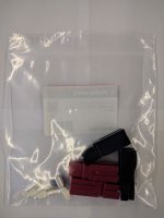 75 Amp Red/Black Anderson Powerpole Connectors (8Awg, 2 Sets)