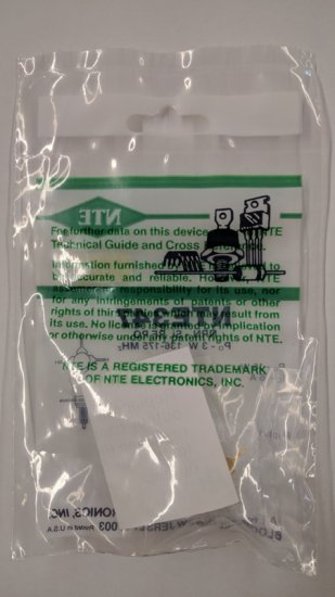 NTE347 T-NPN, Si, RF Power Output (PO 3W 136-175MHZ)