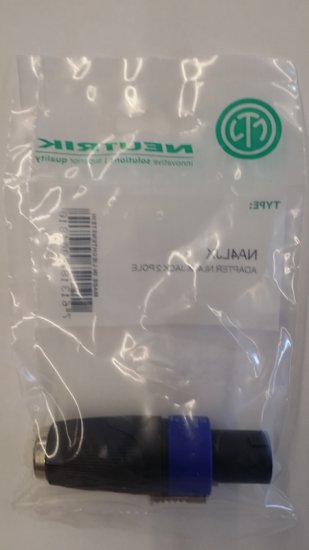 Neutrik NA4LJX speakON NL4FC - 1/4'' Mono Jack Adapter