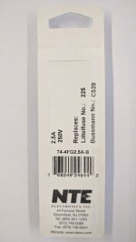 2.5A Amp (2AG) Fuse (5Pk) Fast Acting 4.5x15mm