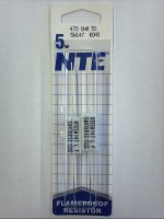 470 Ohm 5W Cerment Power Wirewound Resistor (2Pk) 5% Tolerance