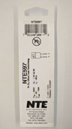 NTE597 Si Rectifier, Ultra Fast, 200V, 8A, 50NS
