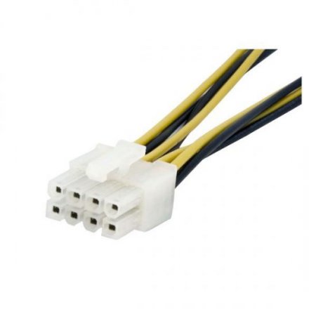 6in 4 Pin to 8 Pin EPS Power Adapter with LP4 - F/M