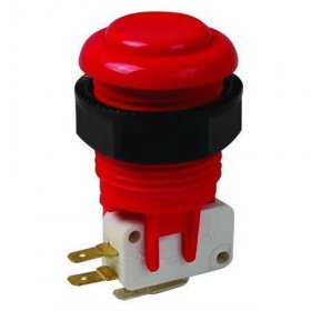 Push Button Arcade Game Switch (Red)