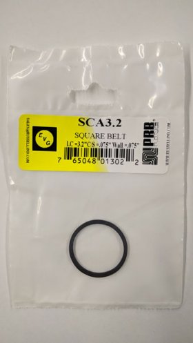 SCA3.2 Square Belt 3.2" IC, .075" CS, .075" Wall Thickness