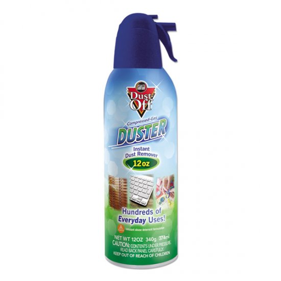 Dust-Off Compressed Gas Duster, 12 oz