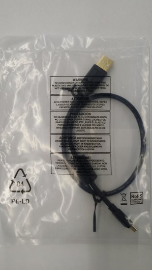 1.5Ft Black USB 2.0 A Male to Mini-B 5pin Male Cable w/ Ferrite