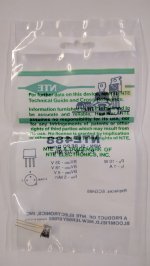 NTE488 T-NPN, Si, RF Power Output (Po 4W@175MHz)