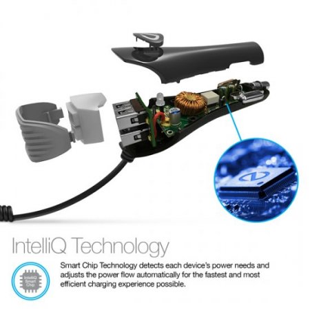 Naztech Corded TRiO USB-C Adaptive Fast Charger