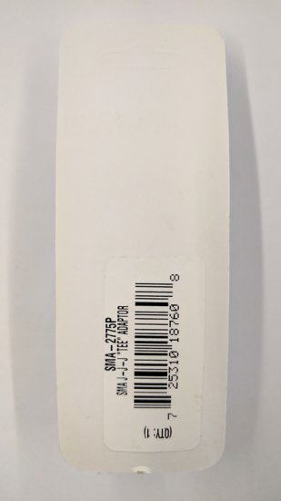 SMA T-Adapter (Gold) Jack-Jack-Jack