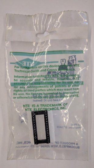 NTE429 Socket for 28 Lead DIP Type Package (2Pk)