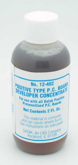 Positive Type P.C. Board Developer Concentrate (2oz)