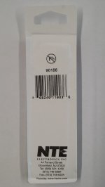 560pf/0.56nf/0.00056uf 1000V Ceramic Disc Capacitor (2Pk)