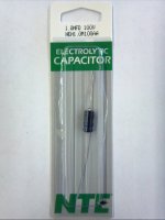 1uf 100V Axial Lead Electrolytic Capacitor