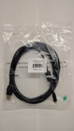 10Ft Black USB 2.0 A Male to Micro-B 5pin Male Cable w/ Ferrite