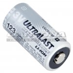 Ultralast ULCR123R 3V 600mA Rechargable Lithium Battery