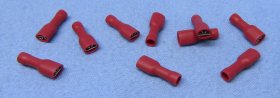 Quick Connect Female Fully-Insulated 22-18Awg 0.187" (10Pk)