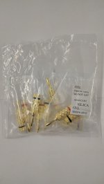 Banana Plugs Closed Screw Type (Gold) Red/Black (5Pairs)