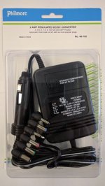 Regulated DC/DC Converter, 2A, 3,4.5,6,7.5,9,12VDC