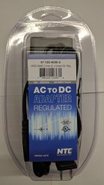 12VDC 6,000mA AC Adapter Regulated 2.1/5.5mm Tip+