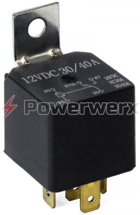 ProLink SPDT Relay with Removable Metal Bracket 40 Amps