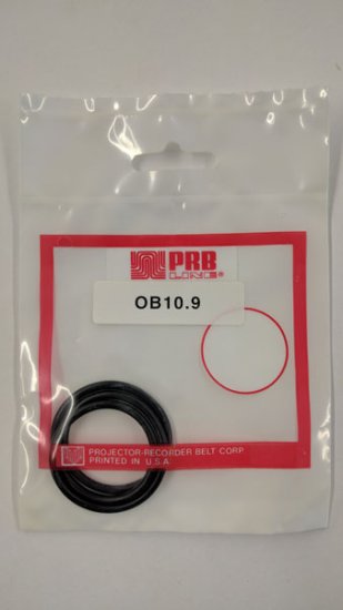 OB10.9 Round Rubber Belt 10.9\" IC, .103\" Cross Section