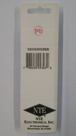 33uf 35V Axial Lead Electrolytic Capacitor