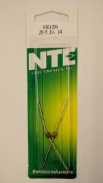 NTE135A Zener Diode (2Pk) 5.1V 1W