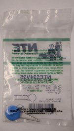 NTE524V25 MOV 250V RMS, 23mm, 129 Joules, ITM=6500A, VCL=630V