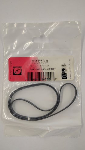 FRX20.0 Flat Rubber Belt 20.0" IC, .125" CS, .035" WallThickness