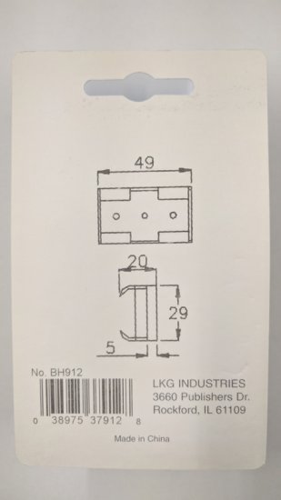 9V Battery Holder Plastic Clip