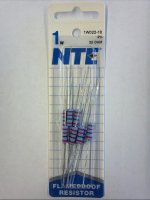 22 Ohm 1 Watt Metal Oxide Film Resistor (10Pk) 2% Tolerance
