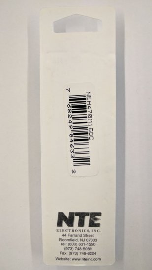 470uf 16V 85°C Electrolytic Capacitor Axial