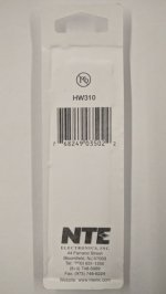 10K Ohm 0.5 Watt Metal Film Resistor (6Pk) 2% Tolerance