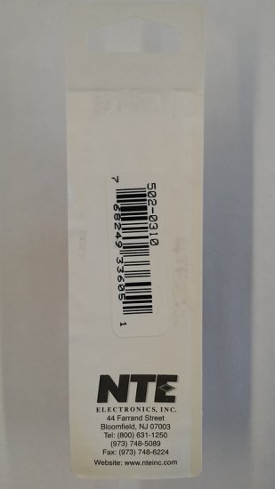 10K Audio Taper Pot 0.1W (16mm) Combo Lug 30mm Shaft