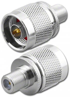 RF Adapter F Jack to N Plug