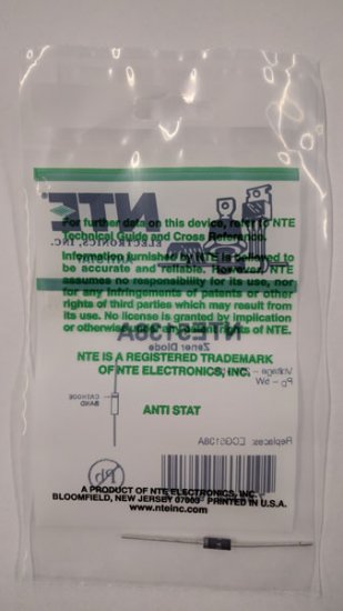 NTE5138A Zener Diode 25.0V 5W Axial Leaded