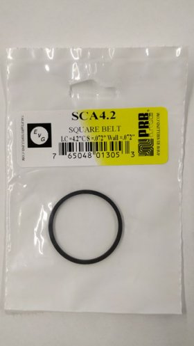 SCA4.2 Square Belt 4.2" IC, .072" CS, .072" Wall Thickness