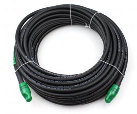 35Ft ABR400-UF Ultra Flex Cable, Silver PL-259 UHF Plug/Plug