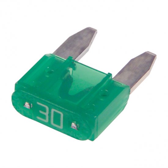 30 Amp Green Mini Blade (ATM) Automotive Fuse (5Pk)