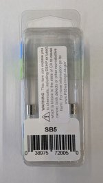 5 Amp (MDL) Glass Fuse (2Pk) Slow Blow 1/4"x1-1/4"