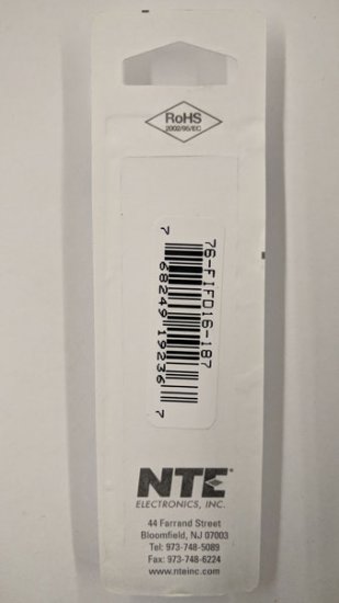 Female Disconnect Fully Insulated PVC 16-14Awg 0.187" (10Pk)
