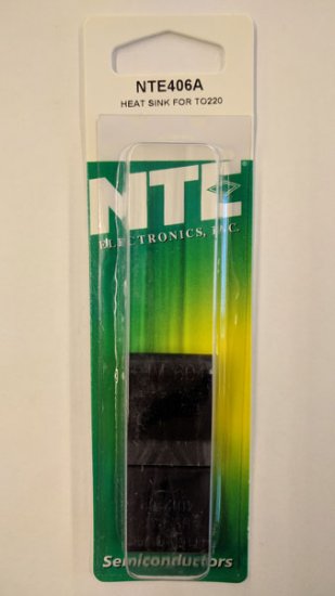 NTE406A Heat Sink for TO-220 Type Package (2Pk)