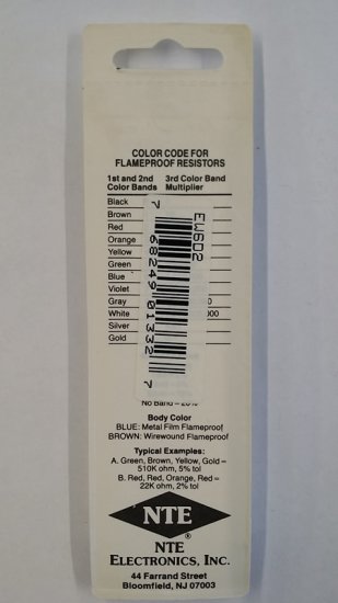 6.2 Ohm, 1/8W, 2% Metal Film Flameproof Resistor (6Pk)