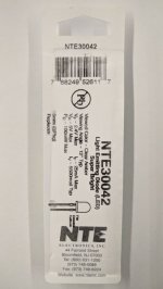 5mm Super Bright Amber LED 5500mcd (3Pk) Clear Lens