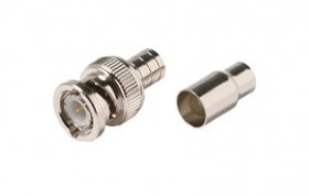 BNC Plug 2-Piece Crimp-On RG-59/U