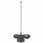 Magnet Mount Scanner Ant. 25-940MHz 10Ft Coax w/BNC 15" Whip