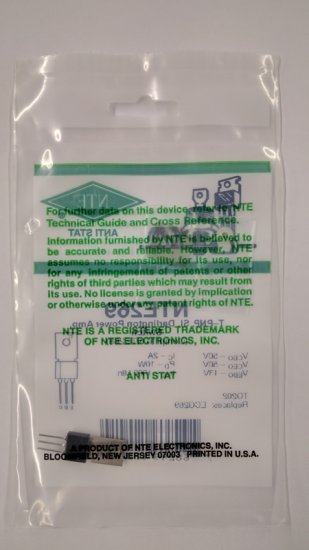 NTE269 T-PNP, Si, Darlington Power Amp (Compl to NTE268)