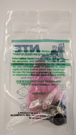 NTE251 T-NPN, Si, Darlington Power Amp (Compl to NTE252)